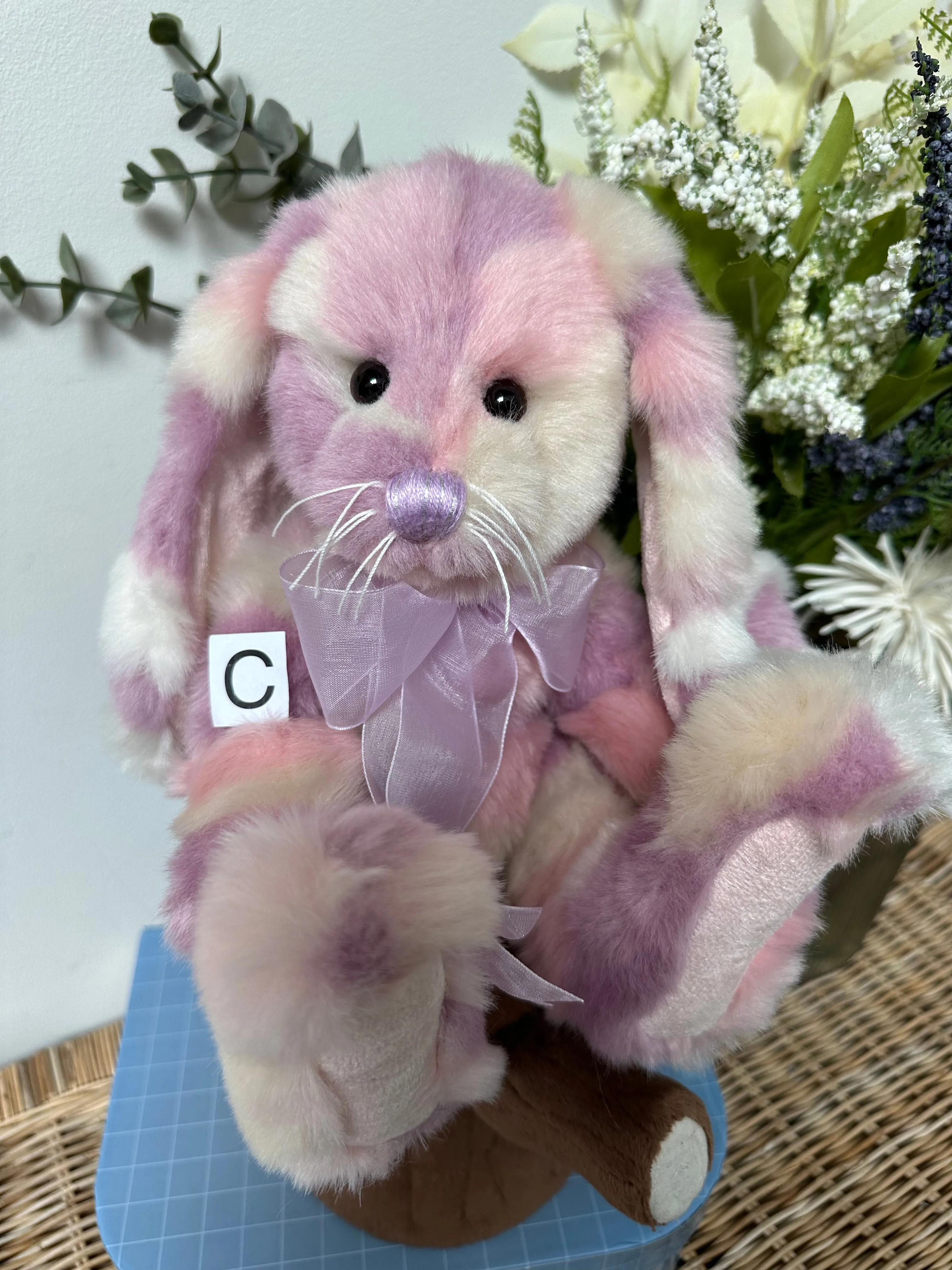 Pink Tulip Charlie Bears 2024 Plush Collection Bunny Rabbit