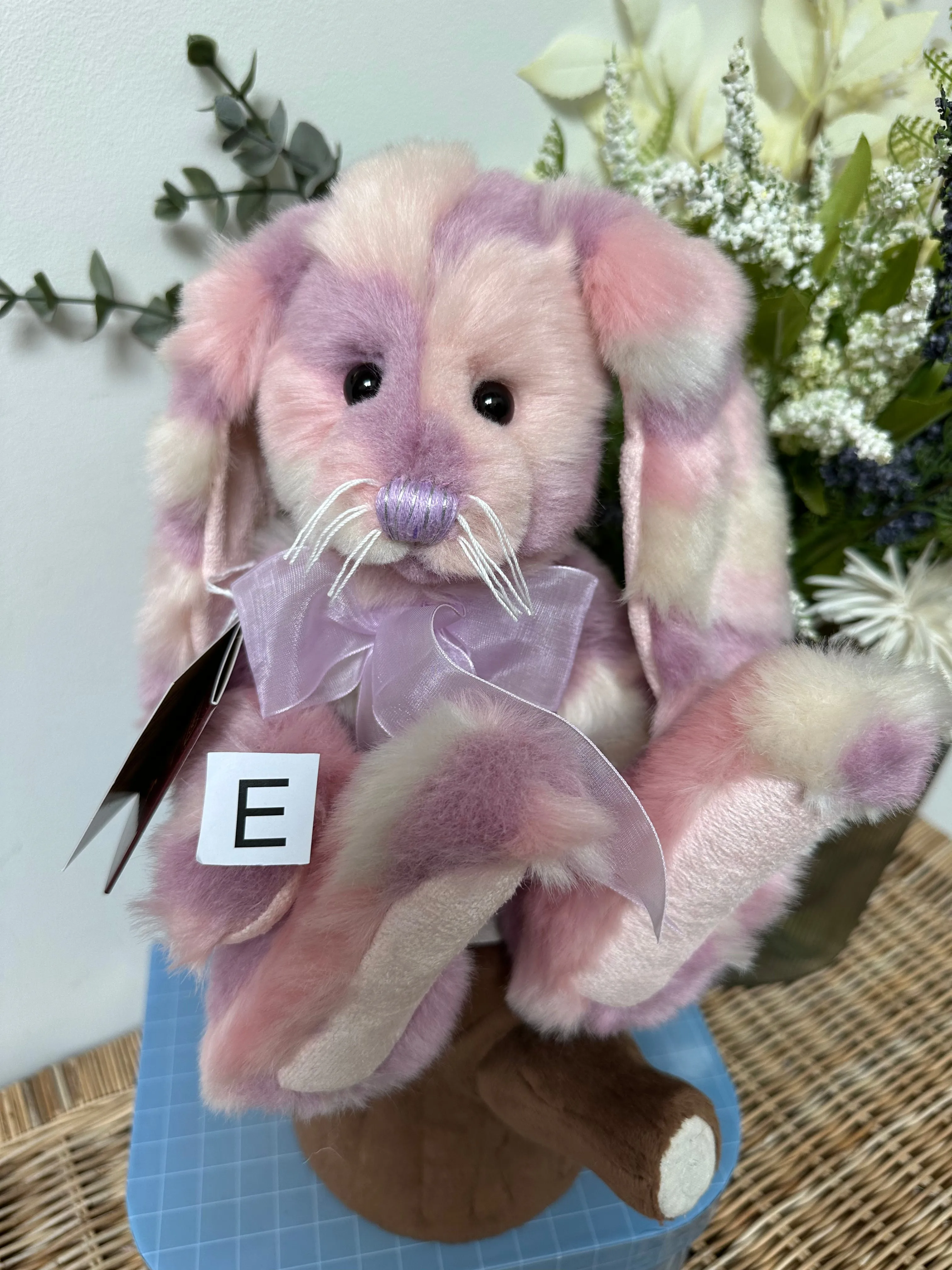 Pink Tulip Charlie Bears 2024 Plush Collection Bunny Rabbit