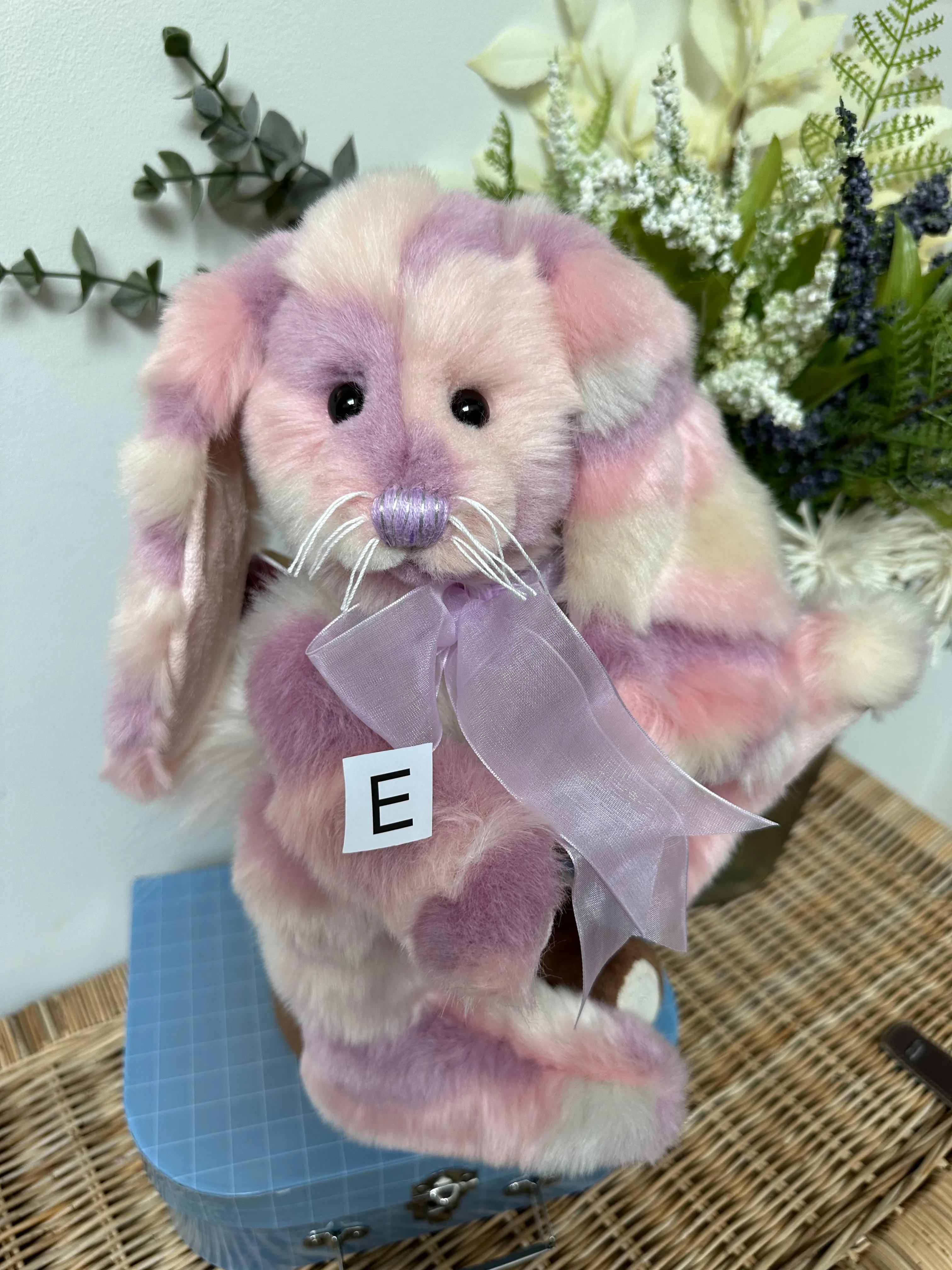 Pink Tulip Charlie Bears 2024 Plush Collection Bunny Rabbit