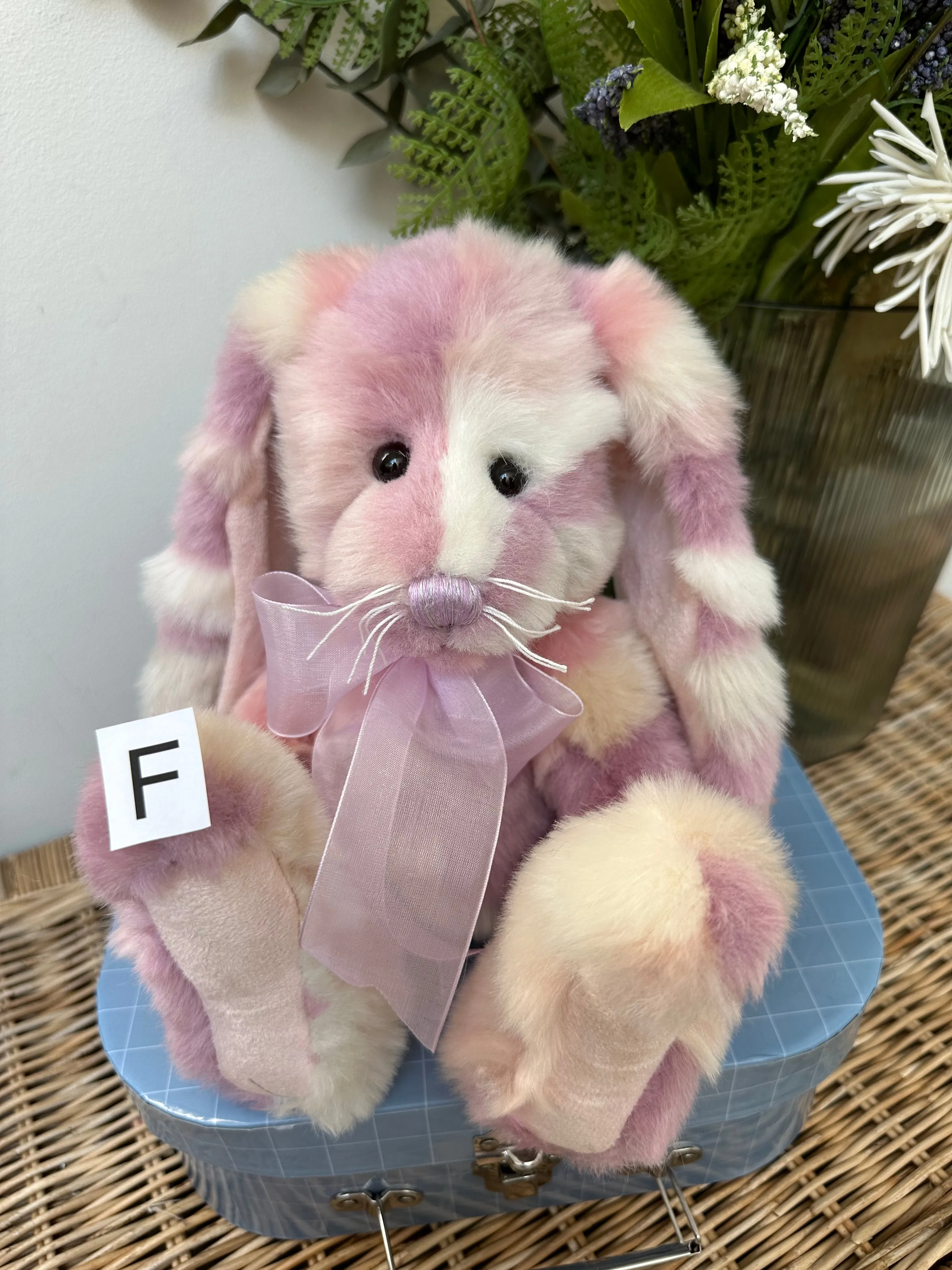 Pink Tulip Charlie Bears 2024 Plush Collection Bunny Rabbit