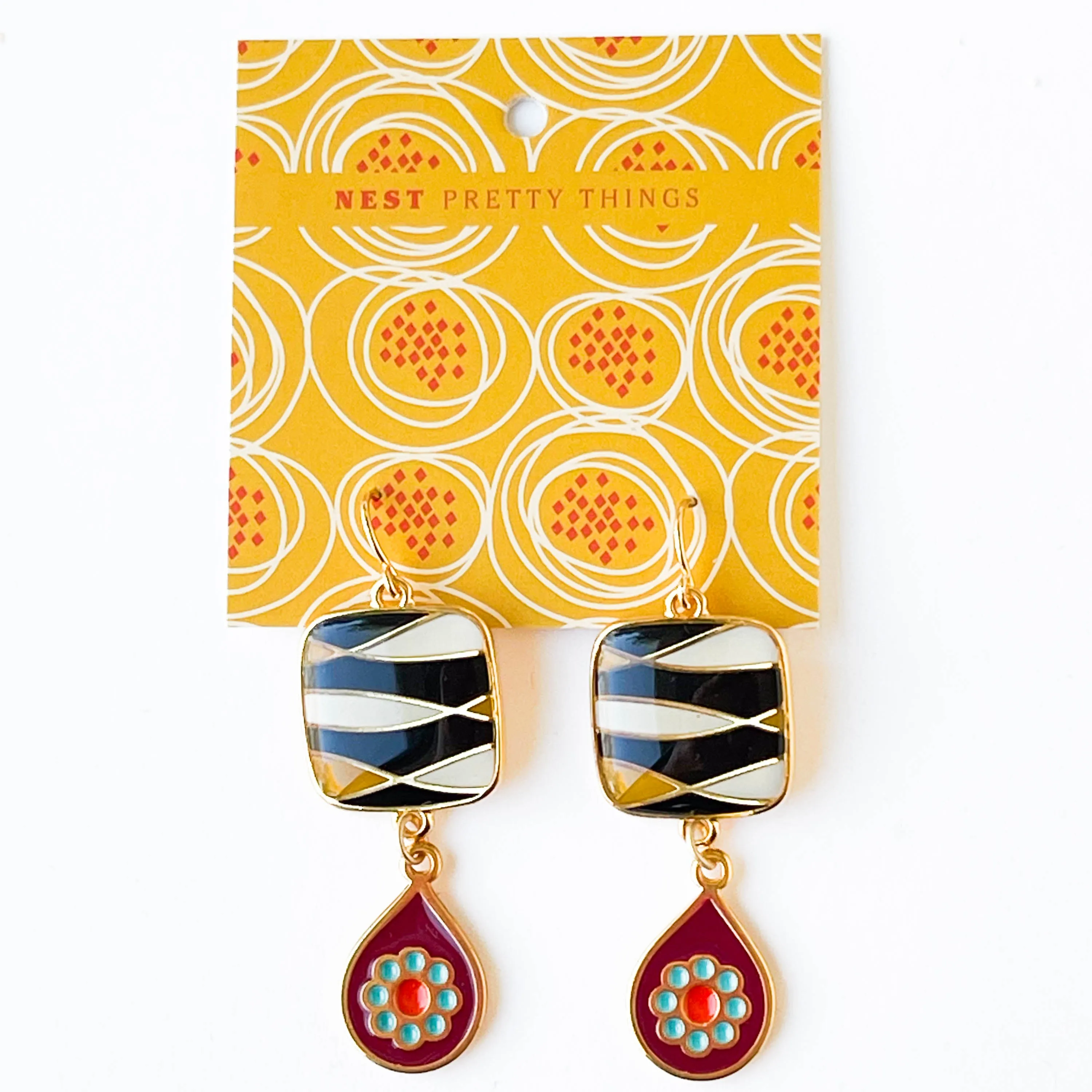 Retro Style Statement Earrings