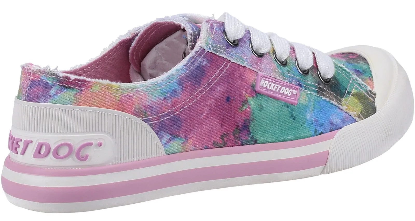 Rocket Dog Jazzin Candy Tie Dye Womens Lace Up Trainer