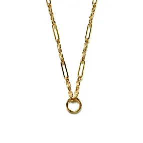 Rolo Clip Charm Necklace