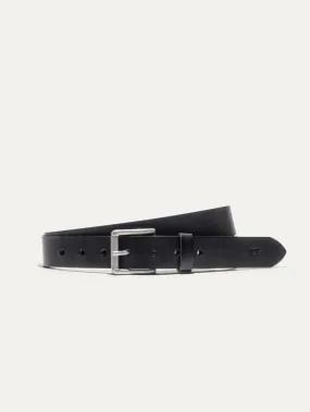 Saddle Leather Belt - Black