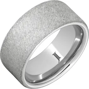 Serinium Men's Ring with Grain Finish