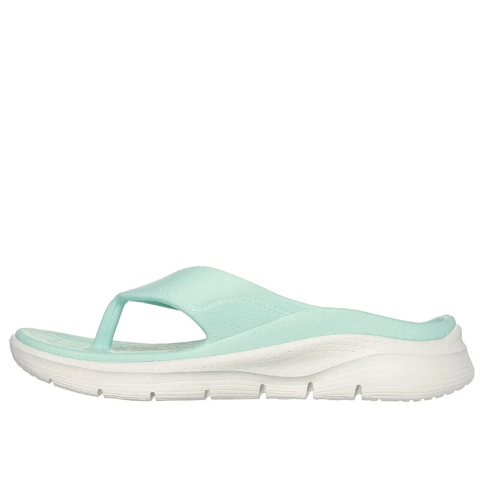 SKECHERS Women's Arch Fit Lifestyle Slipper (Mint)