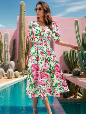 SUMMER GARDEN DAY DRESS