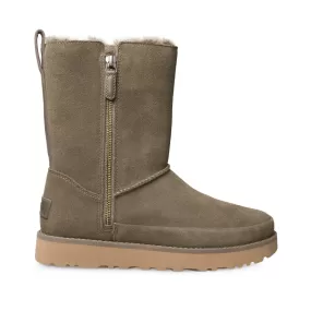 UGG Classic Zip Short Eucalyptus Spray Boots - Women's