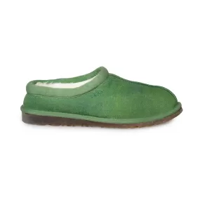 UGG Tasman Natural Canvas Leaf Green Slippers - Men's