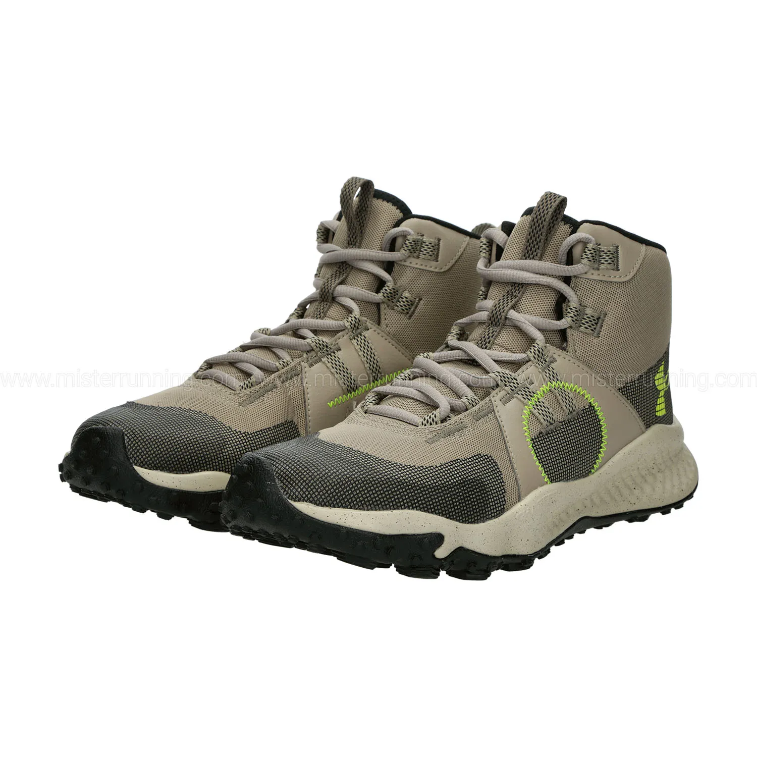 Under Armour Charged Maven Trek  Timberwolf Taupe/Taupe Dusk/High Vis Yellow