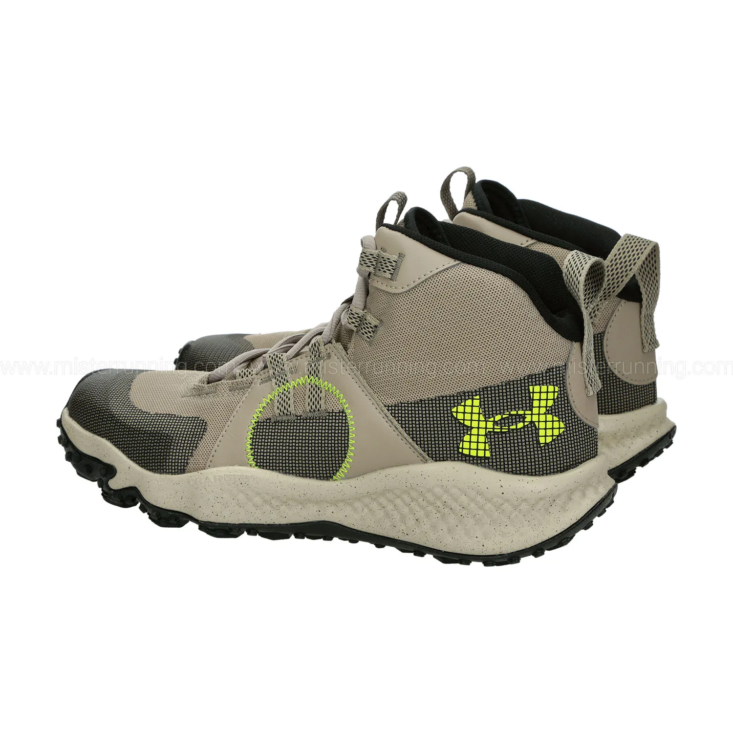 Under Armour Charged Maven Trek  Timberwolf Taupe/Taupe Dusk/High Vis Yellow