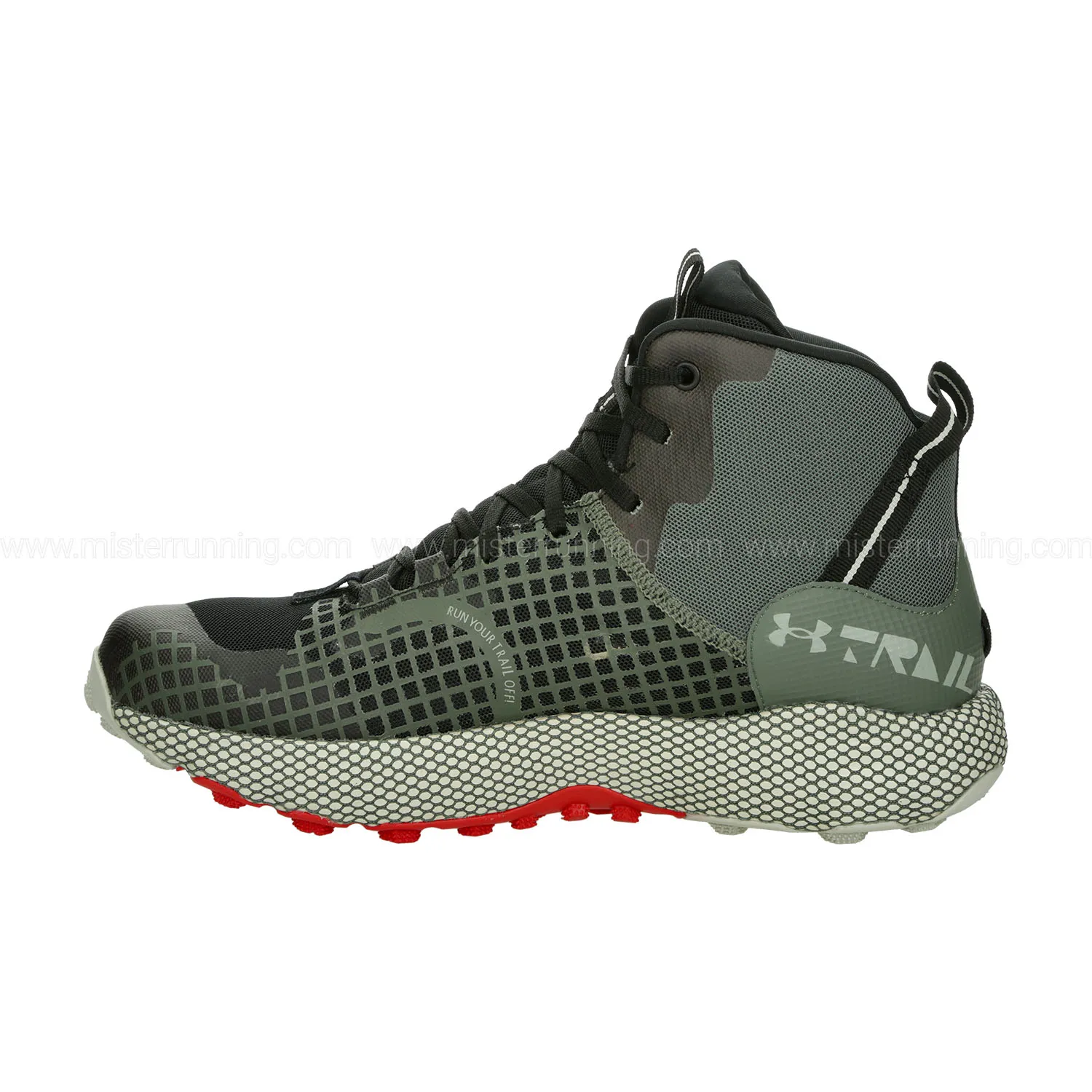 Under Armour HOVR DS Ridge Trek WP  Black/Colorado Sage/Grove Green