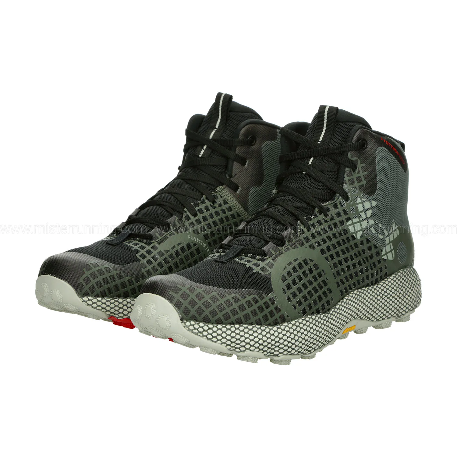 Under Armour HOVR DS Ridge Trek WP  Black/Colorado Sage/Grove Green