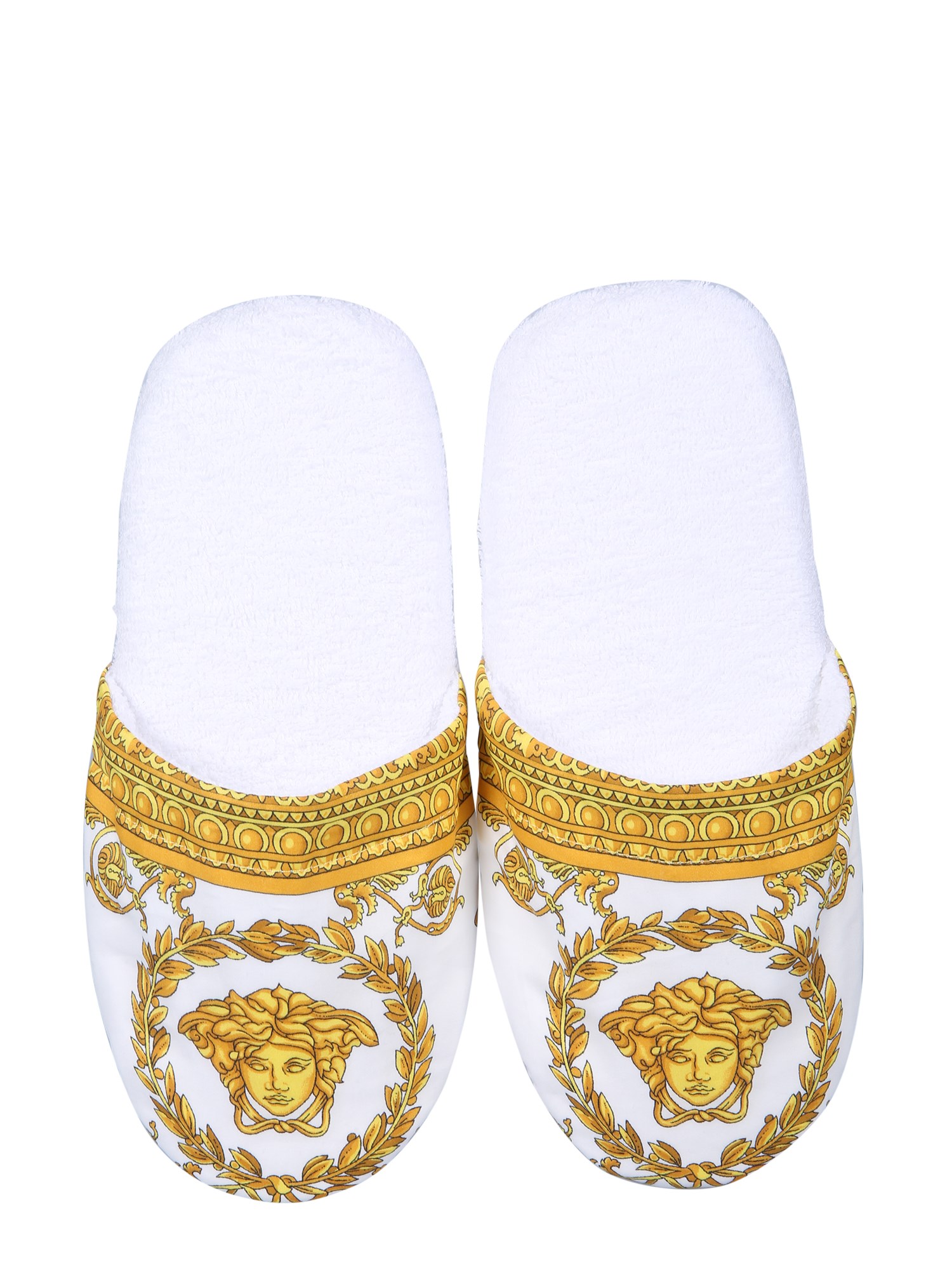 VERSACE    I ♡ BAROQUE COTTON SLIPPERS